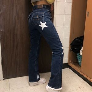 custom made star jeans